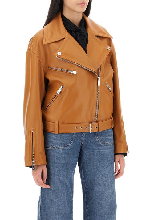 versace jacke daunen|Versace biker jacket.